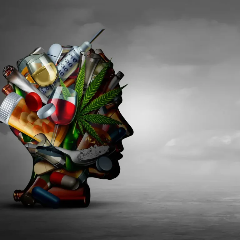 Drug addiction and mental function with the use of alcohol prescription drugs as a psychiatric or psychiatry concept of the effects on the brain with recreational or medication with 3D illustration elements.